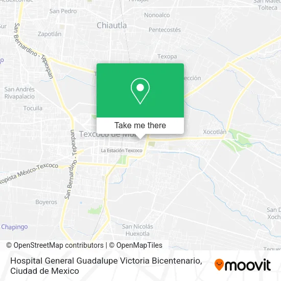 Hospital General Guadalupe Victoria Bicentenario map