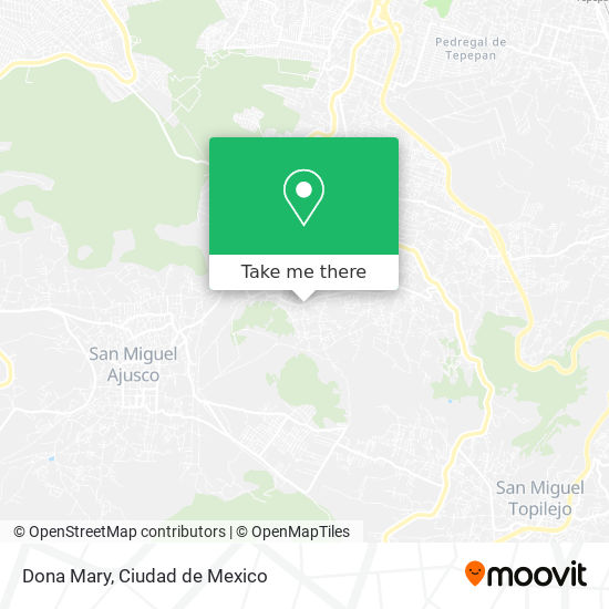 Dona Mary map