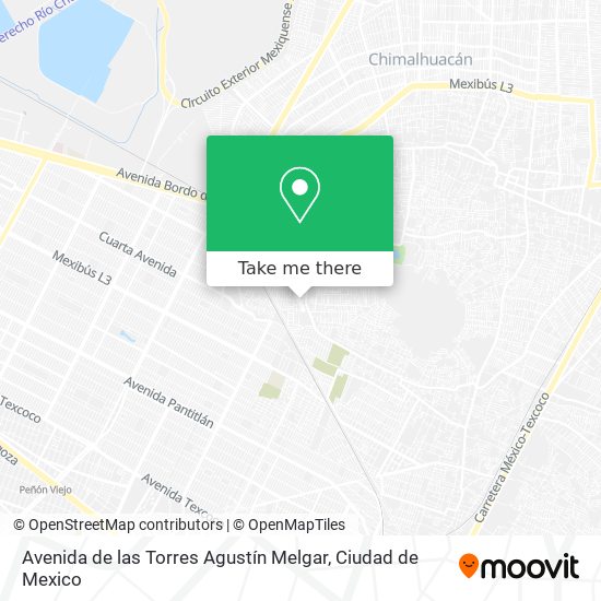 Avenida de las Torres Agustín Melgar map