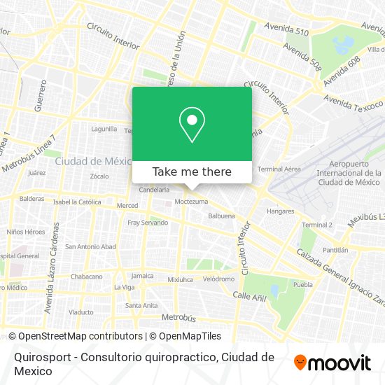 Quirosport - Consultorio quiropractico map