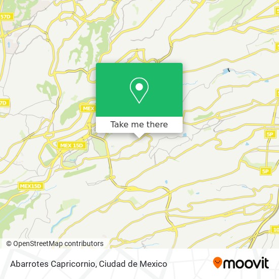 Mapa de Abarrotes Capricornio