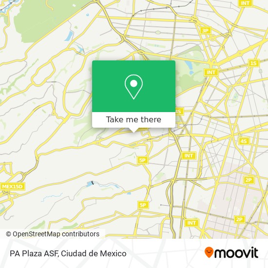 Mapa de PA Plaza ASF