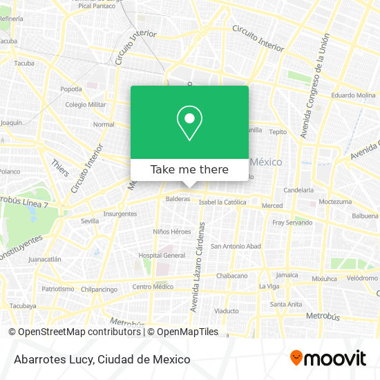 Abarrotes Lucy map