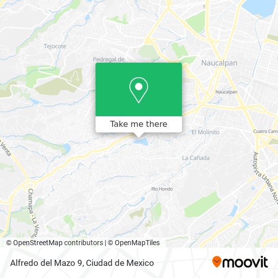 Alfredo del Mazo 9 map