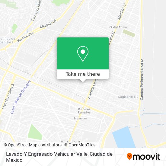 Lavado Y Engrasado Vehicular Valle map