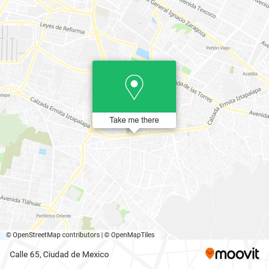 Calle 65 map