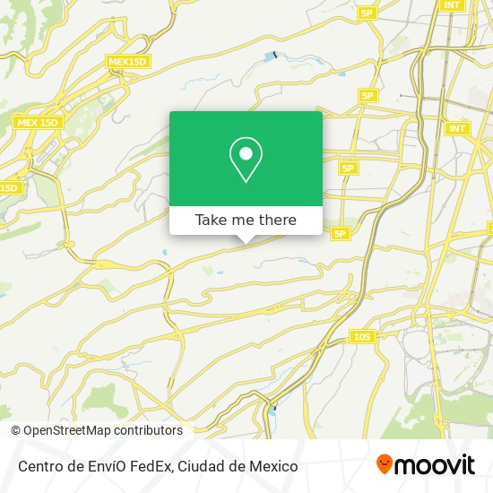 Centro de EnvíO FedEx map