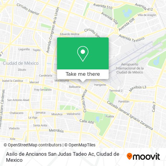 Asilo de Ancianos San Judas Tadeo Ac map