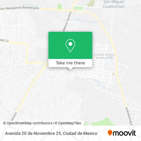 Avenida 20 de Noviembre 25 map