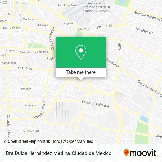 Dra Dulce Hernández Medina map