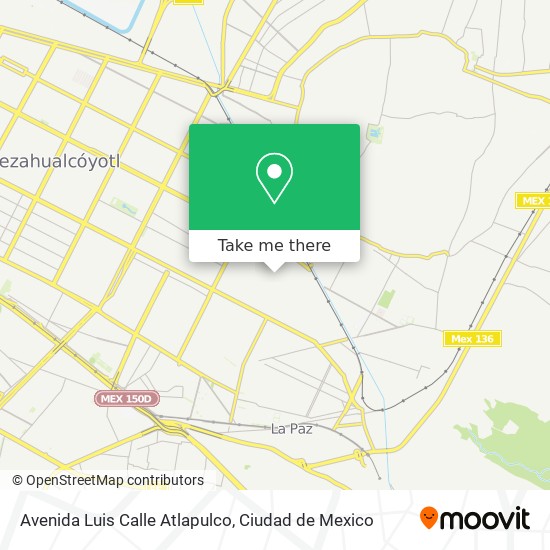 Avenida Luis Calle Atlapulco map