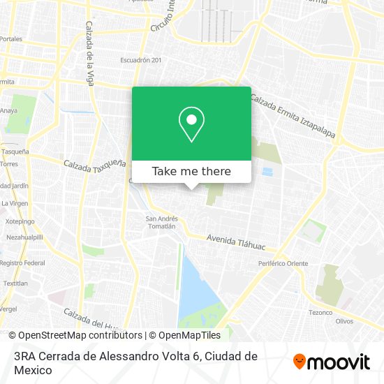 3RA Cerrada de Alessandro Volta 6 map