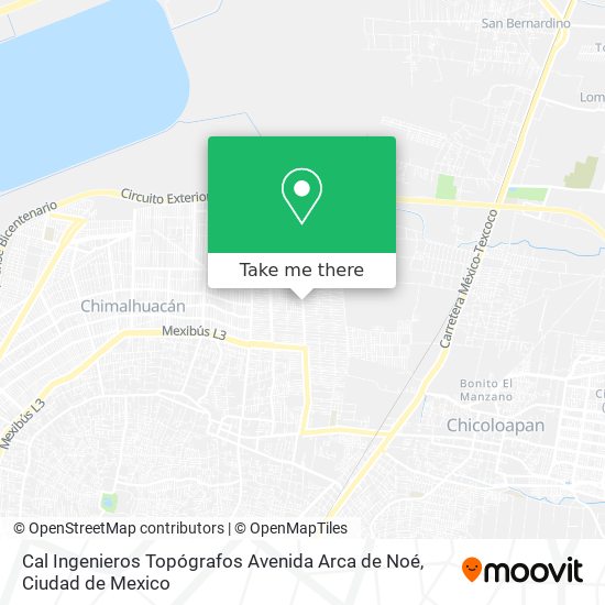 Cal Ingenieros Topógrafos Avenida Arca de Noé map