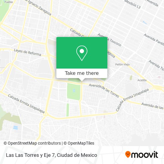 Las Las Torres y Eje 7 map