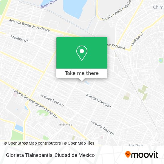 Glorieta Tlalnepantla map