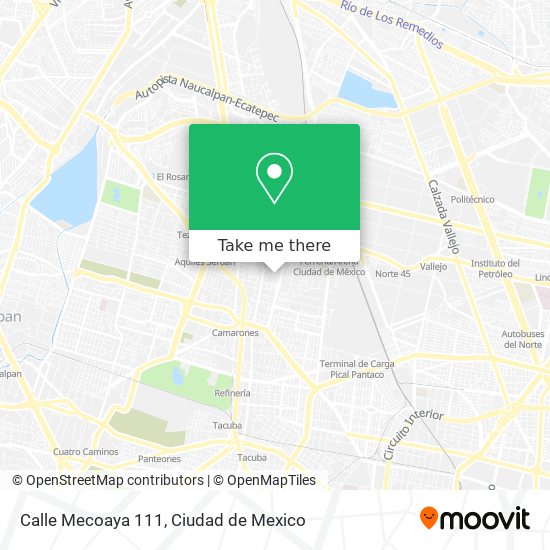 Calle Mecoaya 111 map