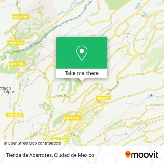 Mapa de Tienda de Abarrotes