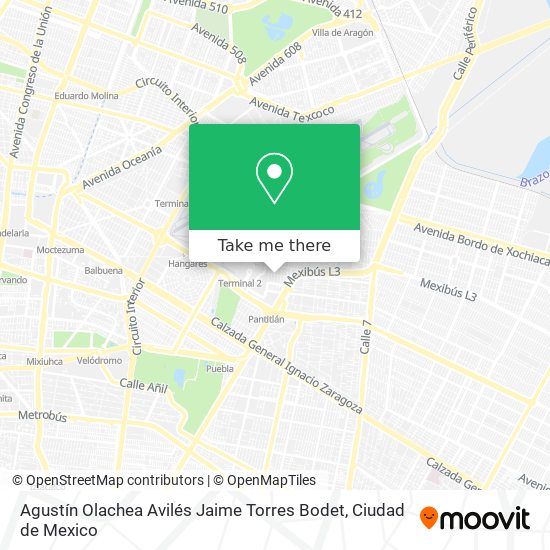 Agustín Olachea Avilés Jaime Torres Bodet map