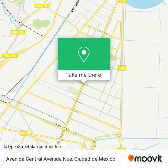 Avenida Central Avenida Nue map