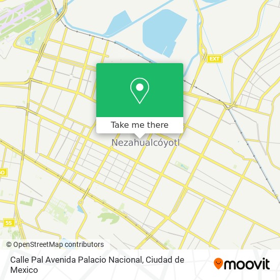 Calle Pal Avenida Palacio Nacional map