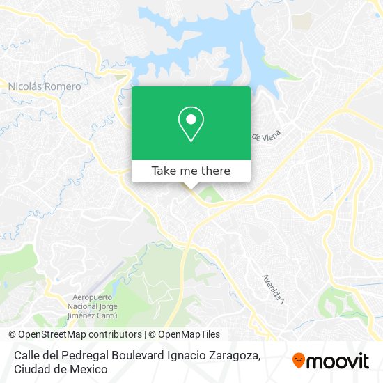 Calle del Pedregal Boulevard Ignacio Zaragoza map