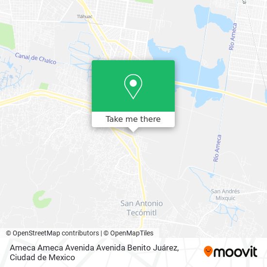 Ameca Ameca Avenida Avenida Benito Juárez map