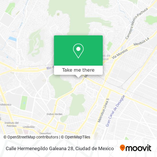 Mapa de Calle Hermenegildo Galeana 28