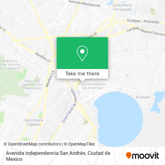 Avenida Independencia San Andrés map