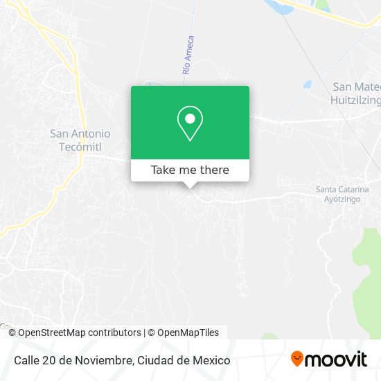 Mapa de Calle 20 de Noviembre