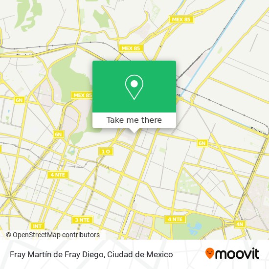 Fray Martín de Fray Diego map