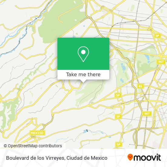 Mapa de Boulevard de los Virreyes