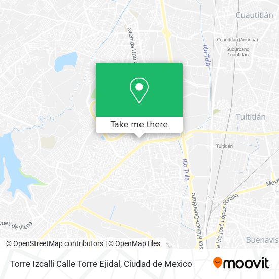 Mapa de Torre Izcalli Calle Torre Ejidal