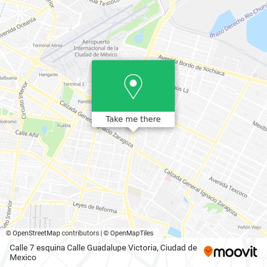 Calle 7 esquina Calle Guadalupe Victoria map