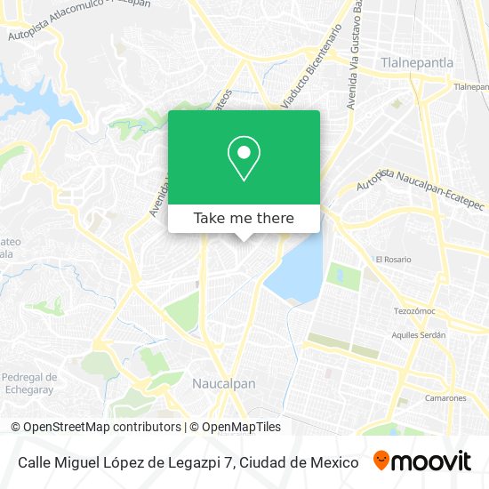 Mapa de Calle Miguel López de Legazpi 7