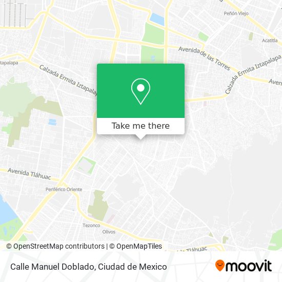 Mapa de Calle Manuel Doblado
