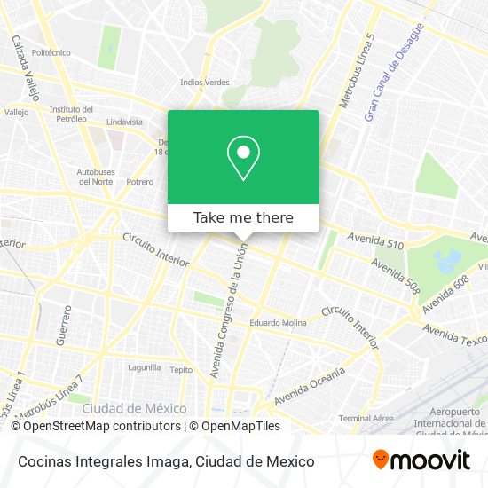 Mapa de Cocinas Integrales Imaga
