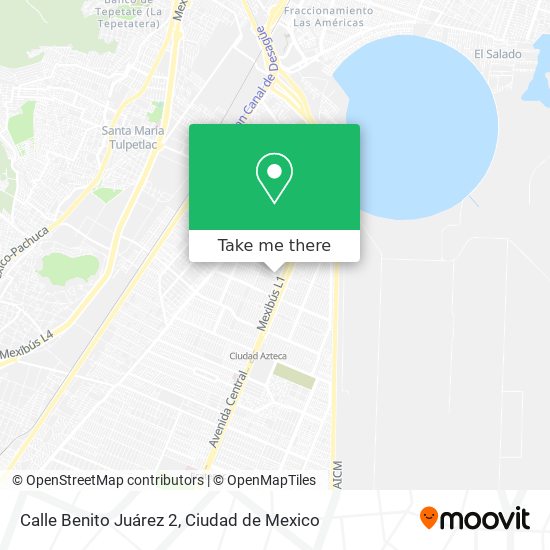 Mapa de Calle Benito Juárez 2