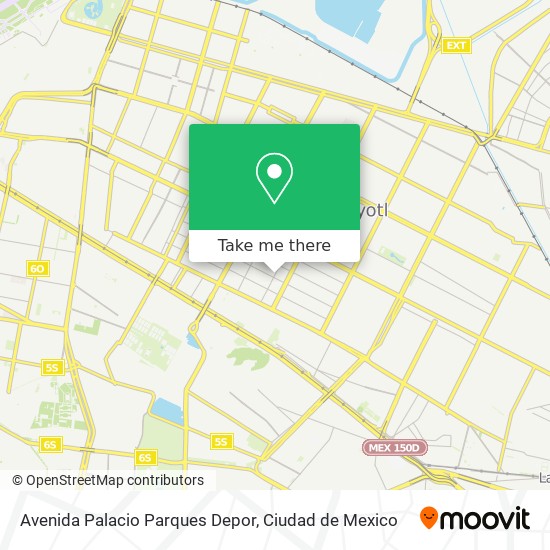Mapa de Avenida Palacio Parques Depor