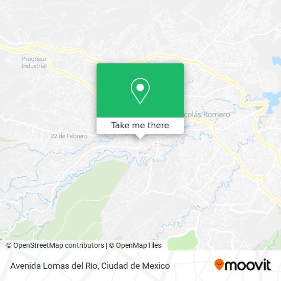 Avenida Lomas del Río map
