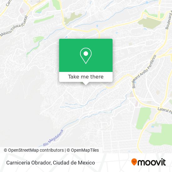 Carniceria Obrador map