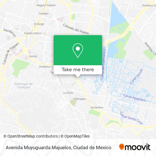 Avenida Muyuguarda Majuelos map