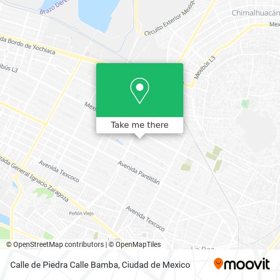 Calle de Piedra Calle Bamba map