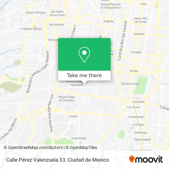 Calle Pérez Valenzuela 33 map