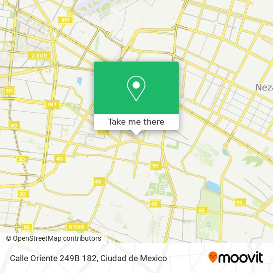 Calle Oriente 249B 182 map