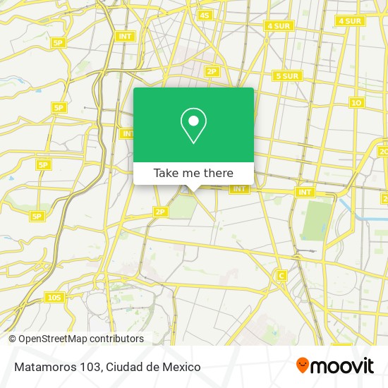 Matamoros 103 map