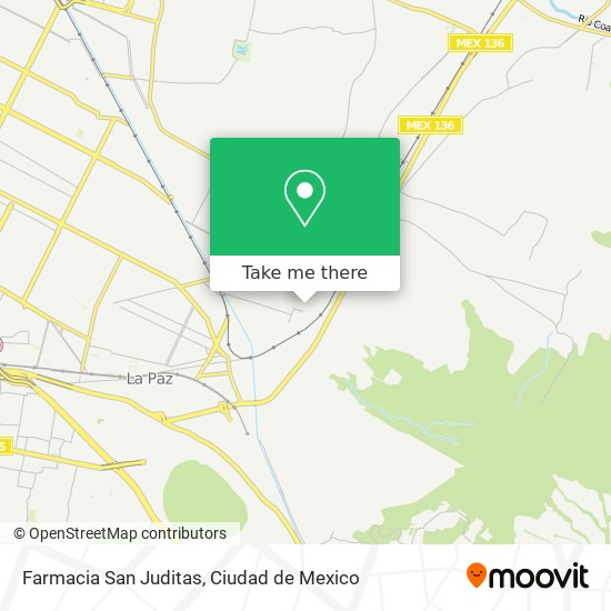 Farmacia San Juditas map