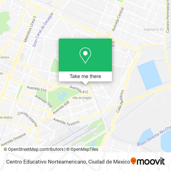 Centro Educativo Norteamericano map