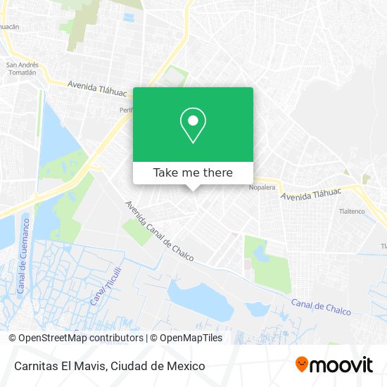 Mapa de Carnitas El Mavis