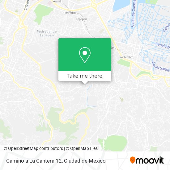 Mapa de Camino a La Cantera 12