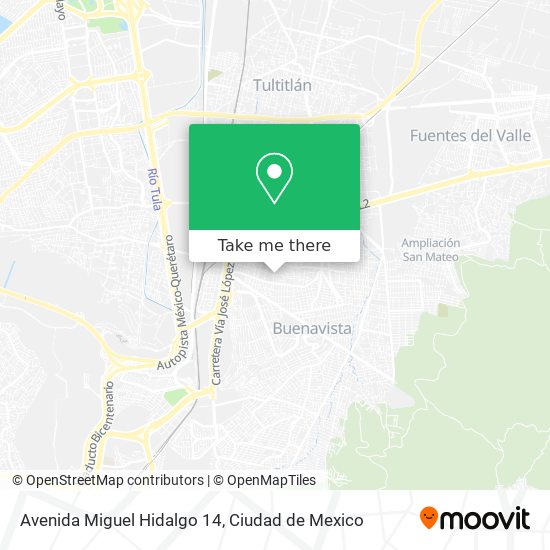 Mapa de Avenida Miguel Hidalgo 14